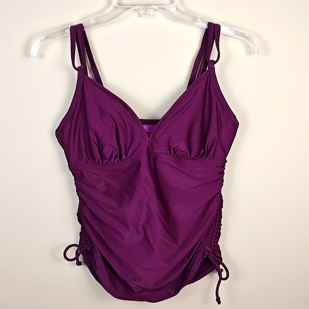 Athleta Sirred Tankini Top